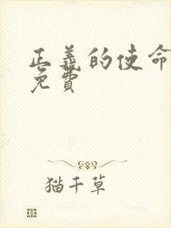 正义的使命全文免费
