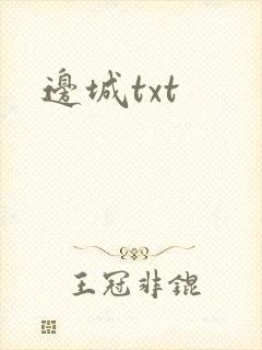 边城txt