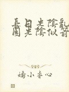 长日光阴乱作一团光阴似箭必读