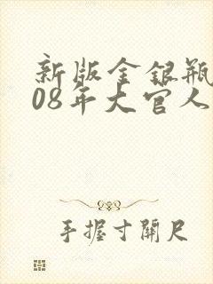 新版金银瓶2008年大官人封面