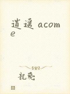 逍遥 acome封面