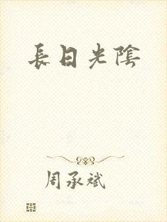 长日光阴封面