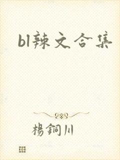 bl辣文合集封面