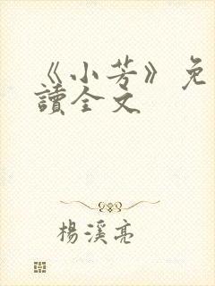 《小芳》免费阅读全文封面