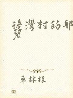 后湾村的那些事儿