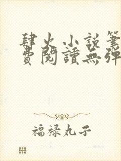 肆火小说笔趣免费阅读无弹窗