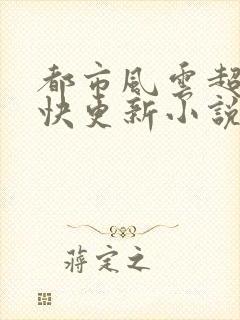 都市风云超前超快更新小说封面