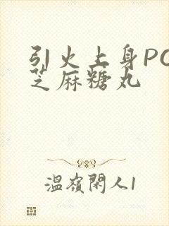 引火上身POP芝麻糖丸