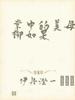 掌中的美母版主柳如是