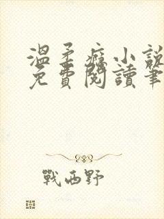 温柔瘾小说全文免费阅读笔趣阁