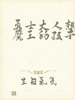 勇士大人想怀上魔王的孩子封面