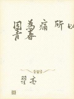 因为痛 所以叫青春封面