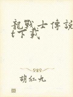 龙战士传说txt下载