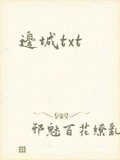 边城txt