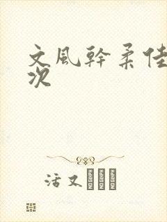 文风干柔佳第一次