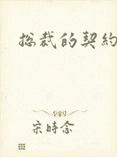 总裁的契约妻