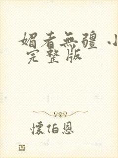 媚者无疆 小说 完整版