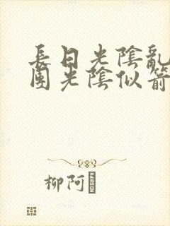 长日光阴乱作一团光阴似箭笔趣渺视频