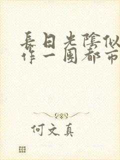 长日光阴似箭乱作一团都市言情