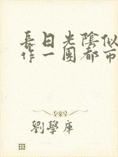 长日光阴似箭乱作一团都市言情封面