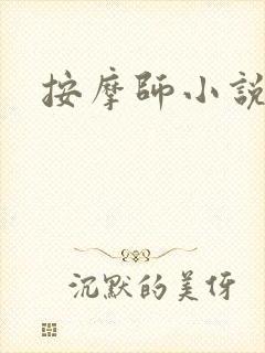 按摩师小说封面
