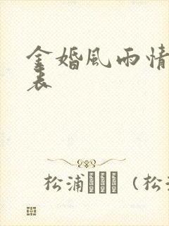 金婚风雨情演员表