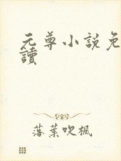 元尊小说免费阅读
