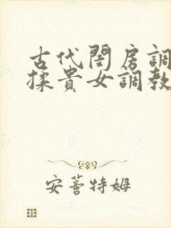 古代闺房调教h揉贵女调教记