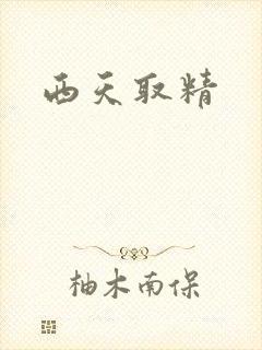 西天取精