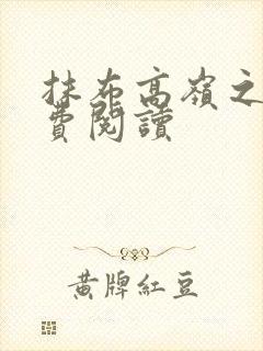 抹布高岭之花免费阅读