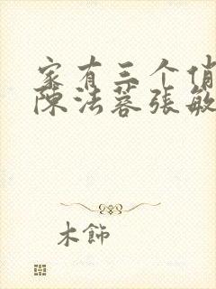 家有三个俏媳妇陈法蓉张敏