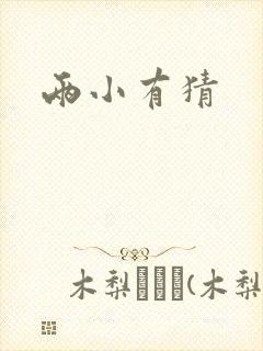 两小有猜