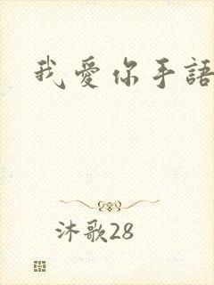 我爱你手语封面