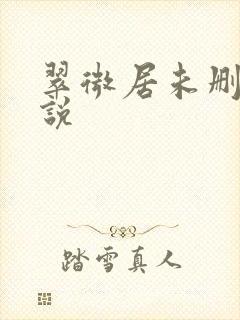 翠微居未删节小说