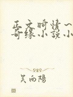 正文畸情～内裤奇缘小说小茹