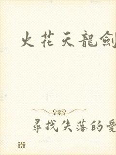 火花天龙剑封面
