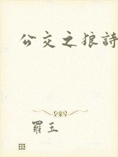 公交之狼诗晴
