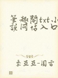 笔趣阁txt小说网站入口