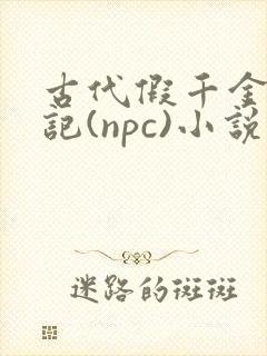 古代假千金挨日记(npc)小说封面
