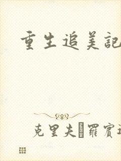 重生追美记2封面