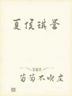 夏侯琪誉封面