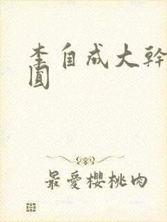 李自成大干陈圆圆封面