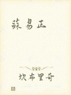 苏易正