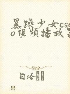 暴躁少女csgo视频播放器推荐