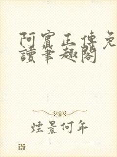 阿宾正传免费阅读笔趣阁封面