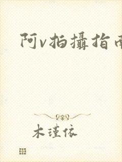 阿v拍摄指南