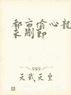 都市偷心龙爪手未删节封面