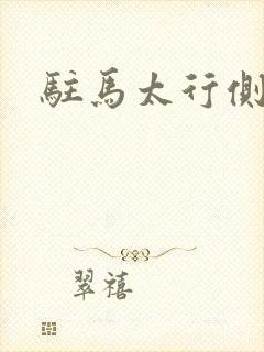 驻马太行侧