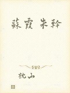 苏霞 朱干