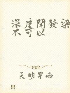 深度开发梁医生不可以封面